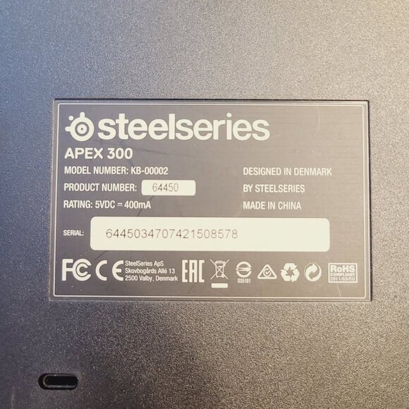 SteelSeries - Apex 300 Wired TKL Gaming Linear KB-00002 - Picture 9 of 9